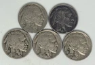 1929-S 1934 1935 1936 1937 Buffalo Nickel Lot of 5 (717)