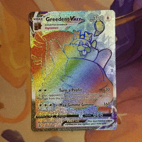 Greedent VMAX (Secret) 272/264 Swsh08: Fusion Strike Holo