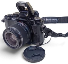 OLYMPUS OM-D E-M10 Black Mirrorless Camera Working Condition Confirmed