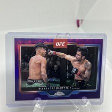 2025 Topps Chrome UFC - Alexandre Pantoja #188 Purple Refractor