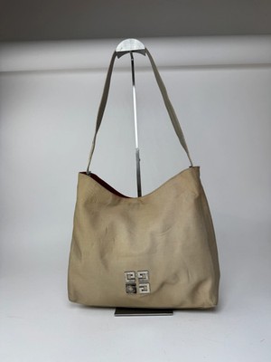 Vintage Givenchy 4G Cotton bag beige