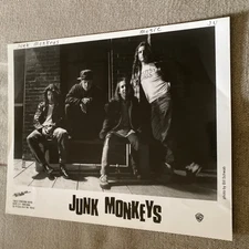Junk Monkeys Press Photo 8x10”. Metal Blade Records. See Description.