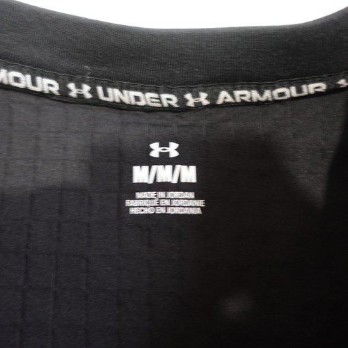 Under Armour Mens Sz M Black Long Sleeve Unstoppable Fleece Textured Sweatshirt - Picture 5 of 11