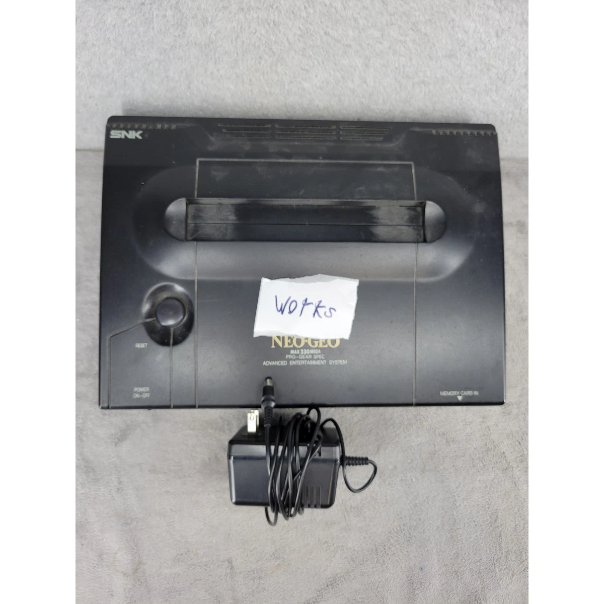 Console SNK Neo Geo AES - Version Avec BIOS 4.0 Socketé - Boîte Incluse - Noir - Japon