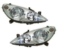 Scheinwerfer Set FüR Peugeot 307 2000-2005 H1 H7 Nebelscheinwerfer Halogen