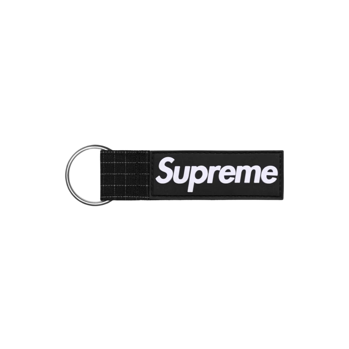 Porte clés Supreme Ripstop Noir   24SS