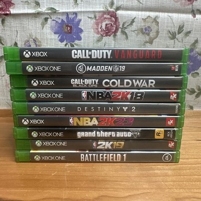 Lot Of 9 Xbox One Games Clean Call of Duty Madden Destiny Nba Gta