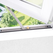 Safety Window Restrictor Windproof Brace Stopper Sliding Cabinet Door Sash Lock;