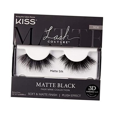 Lash Couture Matte Black Faux Mink Collection False 1 pair (Pack of 1)