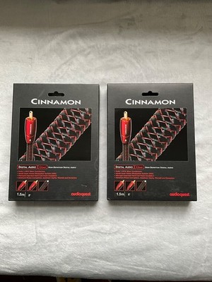 One (1) AudioQuest 1.5M Cinnamon Digital Coax Cable - NEW!!