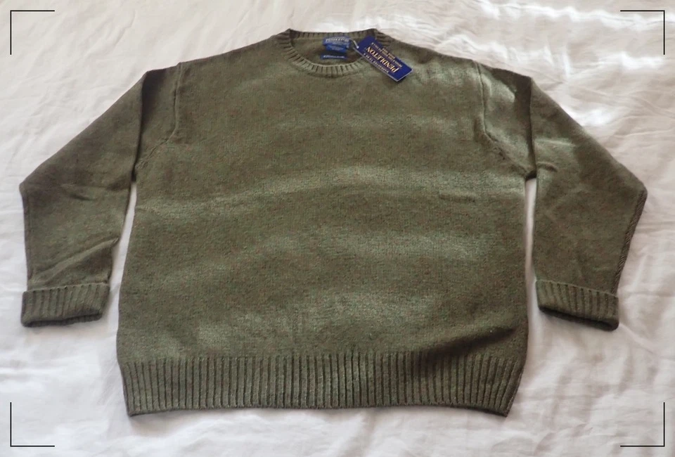 Pendleton Crew-Neck Pure Shetland Wool Sweater [-BNWT-] XL - Image 2 of 4