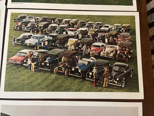 Vtg Lot 13 BUICK Cars 1903-1941 11 X 17 Lithograph Prints Art Picture - Picture 2 of 14
