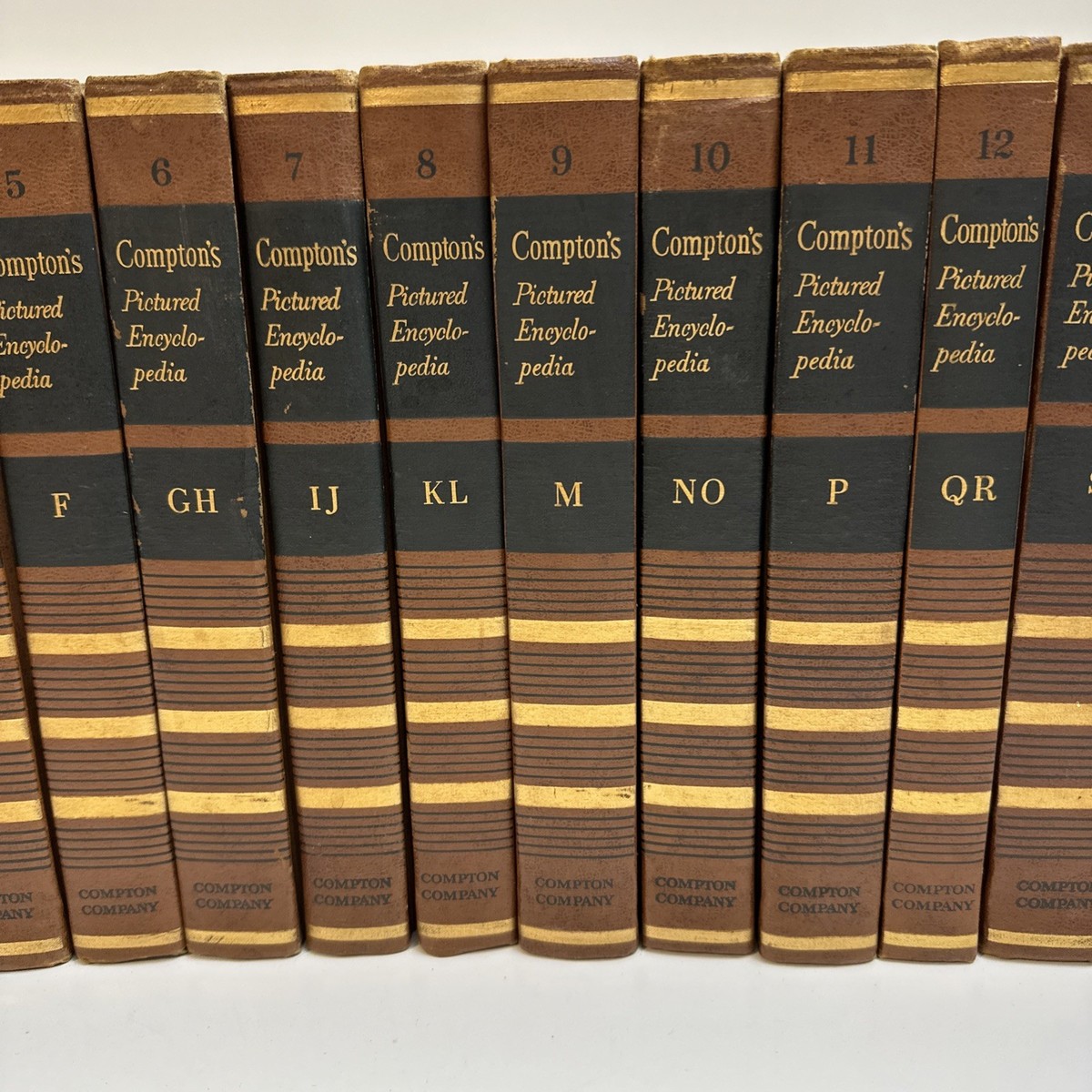 Comptons Pictured Encyclopedia 1961 Complete Set Of 15 | eBay