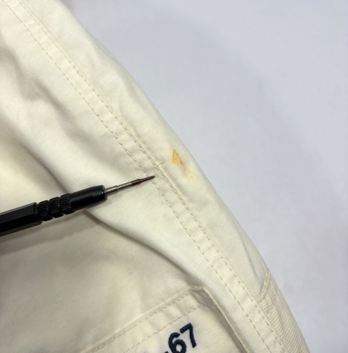 Polo Ralph Lauren Crème RL67 Parka Giacca Meteo Freddo Uomo Taglia Large - Foto 16 di 17