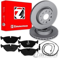 Zimmermann Bremsscheiben 276Mm + BelÄGe Hinten Passend FüR BMW 3Er E46