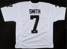 Raiders Star GENO SMITH Autographed Custom Jersey #7 - BECKETT CERTIFIED