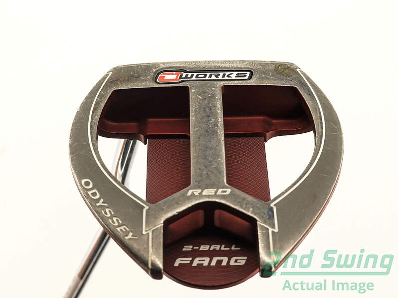P095 Odyssey オデッセイO-Works Red 2-Ball﻿ Odyssey O-Works Red 2-Ball Fang Putter Steel Left 35.0in | eBay
