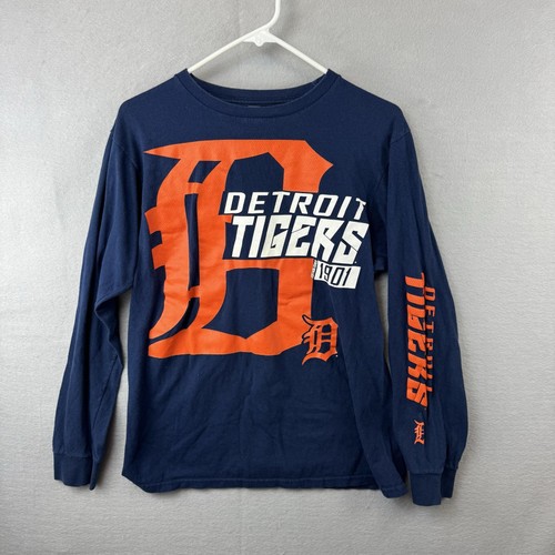 Detroit Tigers Shirt Mens Medium MLB Baseball Genuine Merchandise Long Sleeve