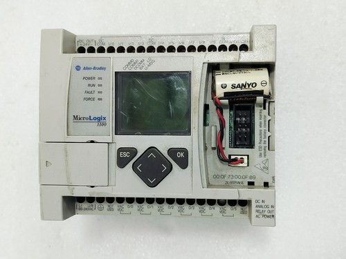 Allen Bradley 1763-L16BWA Ser A MicroLogix 1100 Controller - Picture 5 of 13