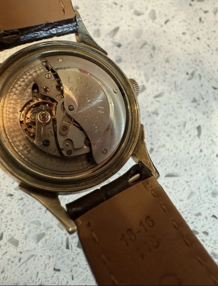 Vintage Longines Relógio Automático Masculino, Folheado a Ouro 10K, Funciona - Imagem 2 de 4