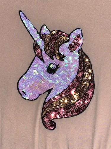 Pink Unicorn Sequin Dress With Starry Tulle Skirt Girls Size 8 By Btween - Picture 2 of 5