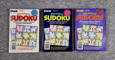 Dell Original Sudoku 2019 July / 2019 October / 2020 April Digest Magazine Lot