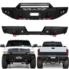 Vijay For 1994-2002 Dodge Ram 1500 2500 3500 Frontrear Bumper With Led Lights Vijay For 1994-2002 Dodge Ram 1500 2500 3500 Frontrear Bumper With Led Lights