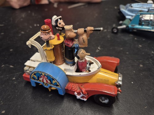 Corgi Vintage Popeye Paddle Wagon 1967 Die Cast - Picture 2 of 3