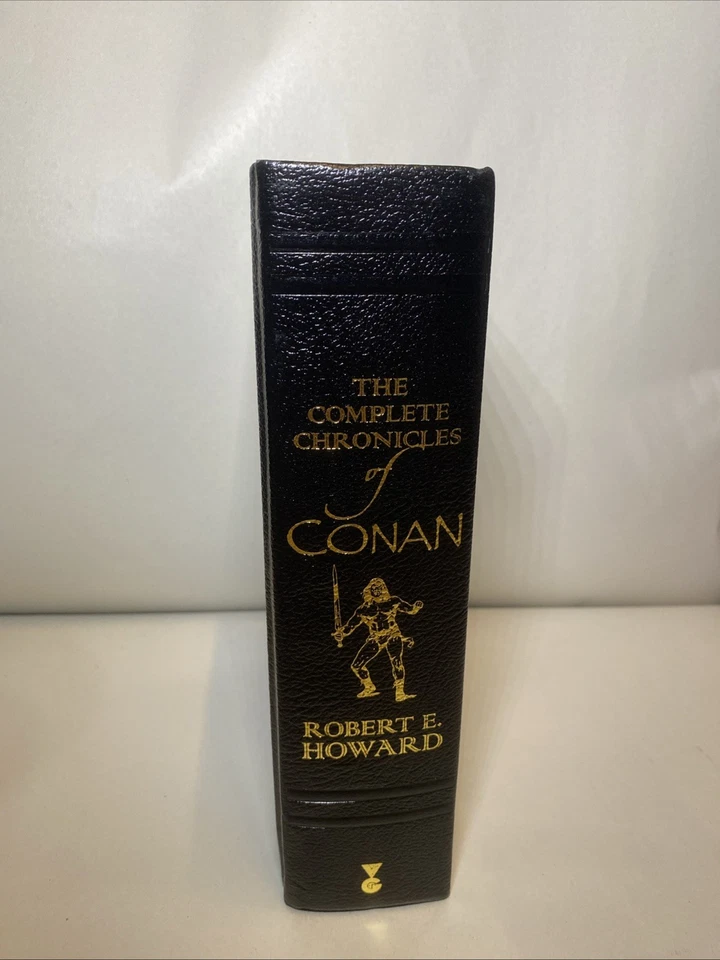 COMPLETE ILLUSTRATED CHRONICLES OF CONAN Robert E Howard Faux Leather Bound - Imagem 3 de 4