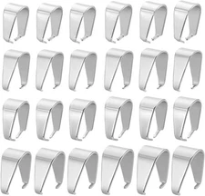 PH PandaHall 160 pcs 8 Sizes 304 8 Sizes, Stainless Steel Color-160pcs 