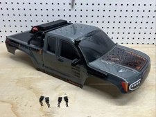 Axial SCX10 III Base Camp Gray  Body With Accessories Snorkel Rack New 1/10 Yota