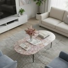 Luxury Yellow Agate Dining Table – Natural Gemstone Handmade Home Decor