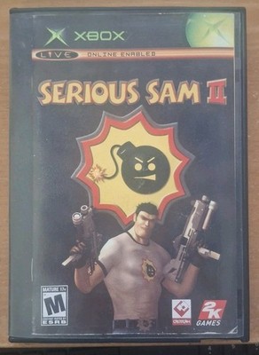 Serious Sam II (Microsoft Xbox, 2005) Instruction Manual and Disc Only Free Ship