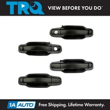 TRQ Front & Rear Exterior Outside Door Handles 4 Piece Set for 03-06 Kia Sorento