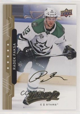 2018-19 Upper Deck MVP Gold Script 117/150 Radek Faksa #191 a3q