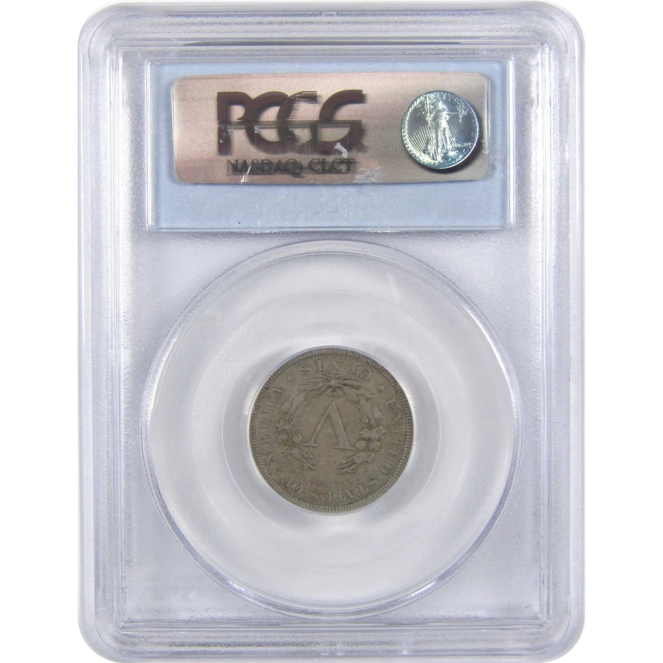 1886 Liberty Head V Nickel F 15 PCGS 5c Coin SKU:I18141 - Image 2 of 4
