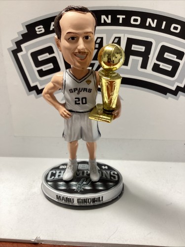 San Antonio Spurs 2014 Championship Manu Ginobili Bobblehead - Bild 1 von 5