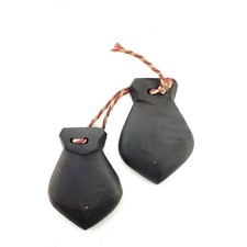 VINTAGE PAIR OF CASTANETS PERCUSSION INSTRUMENT SPANISH PALILLOS