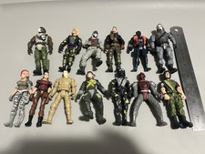 Military Adventure Mixed Lot 12 Plastic Action Figures 4in Without Packaging