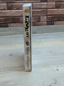 NBA Live 97 (Sega Saturn 1997 EA Sports) CIB Case (Broken Tab) Manual & Disk