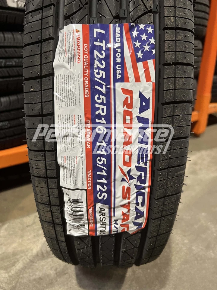 6 neumáticos nuevos American Roadstar HT 225/75R16 115S LRE 10 capas 225 75 16 2257516 Foto 3 de 4