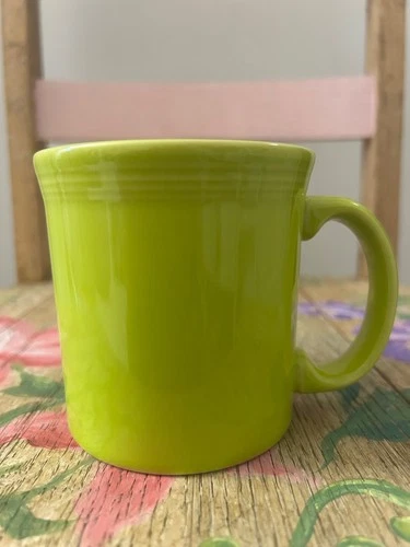 Fiesta Ware 8oz Lemongrass Mug D Handle Java Coffee Tea Homer Laughlin USA