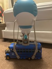 Fortnite Battle Bus Jazwares funzionante luci e suoni testato e funzionante palloncino 2020