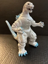 Trendmasters Godzilla 9"-10" inch 1994 Custom "ICE GODZILLA" Figure (Restored).