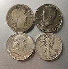 Assorted Silver Half Dollars With One Non-silver Half 1910-1985 Group#2
