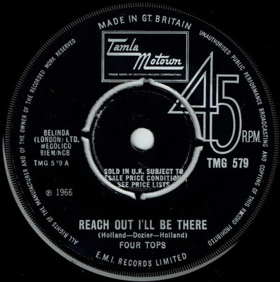 Four Tops - Reach Out I'll Be There