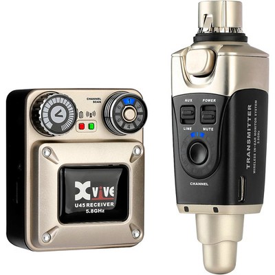 Xvive U45 In Ear Wireless System (5.8GHz) Gold