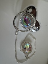 Bling Pacifier with Pacifiers Chain Clip Bpa Free Silicone Infant Nipple D