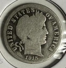 1915-P Barber Dime - (12-12)