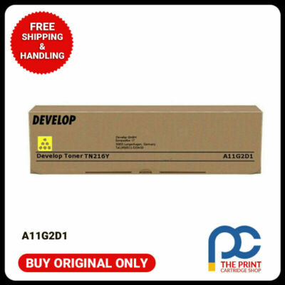 New & Original Develop TN216Y A11G2D1 Yellow Toner